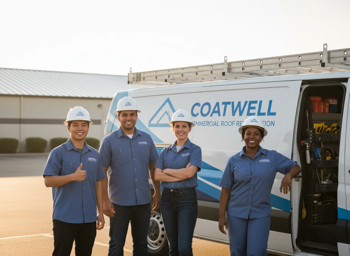 Commercial roof coating company in Fence, WI